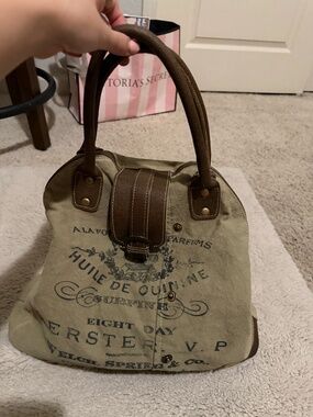 Myra Bag Upcycled Gerster Shoulder Bag,
